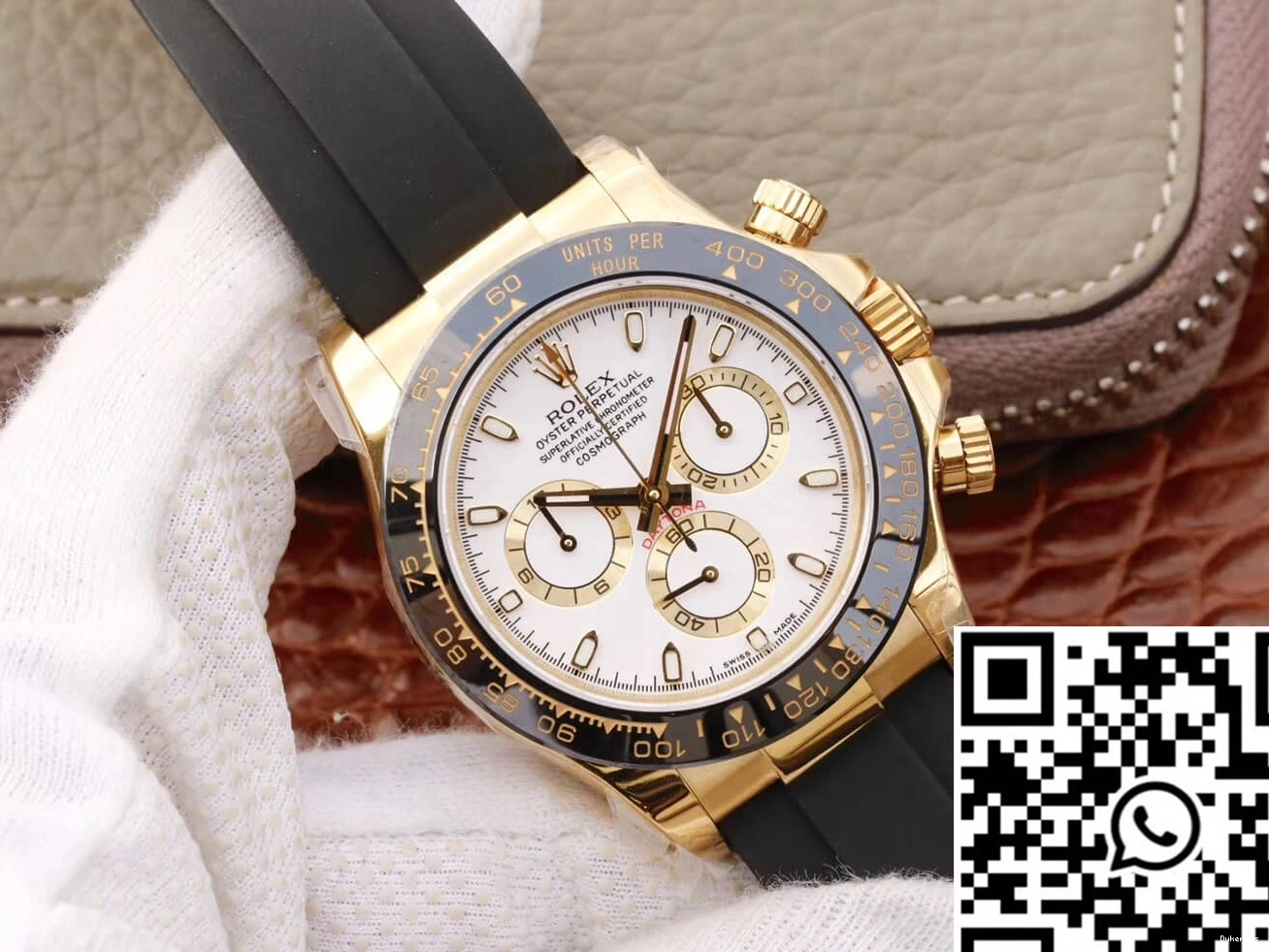 Daytona M116518ln-0041 JH White Dial Rolex Cosmograph Factory 0214